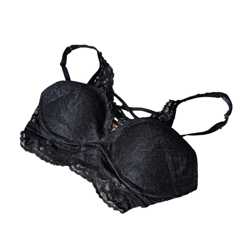 Small Black Victoria’s Secret Push Up Bralette